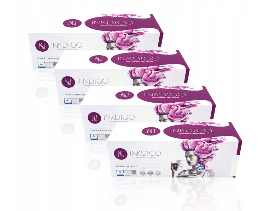 4x Toner Inkdigo do drukarek Canon CMYK zamiennik 067H wszystkie kolory